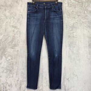 Citizens Of Humanity Rocket Jeans Womens 30 Blue High Rise Skinny Stretch Denim